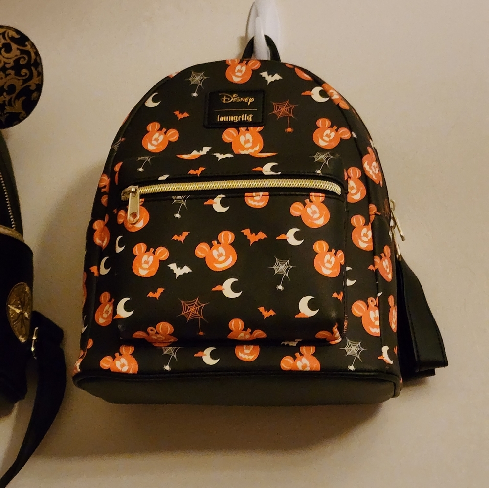 Loungefly Disney Mickey Mouse Pumpkin Mini Backpack